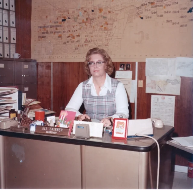 Jill (Gillian) Skinner (secretary -HQ, St 1) 02/03/1971 to 02/13/2003