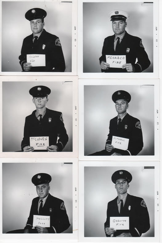 1965-10 Fred McLean  1959 1981, McCloud Gail  1964 1991, Ken "Red" Mellott 1958 1991, Tom "the Gunner" Menasco  1955 1979, Jim  "Mitch"Mitchell  1956 1979, Phil "Ozzy" Oxborne  1962 1975?