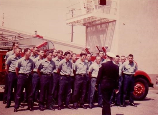 ROOKIE CLASS OF 1963 , AT STN. 2  DRILL TOWER , 610 N. BROOKHURST 