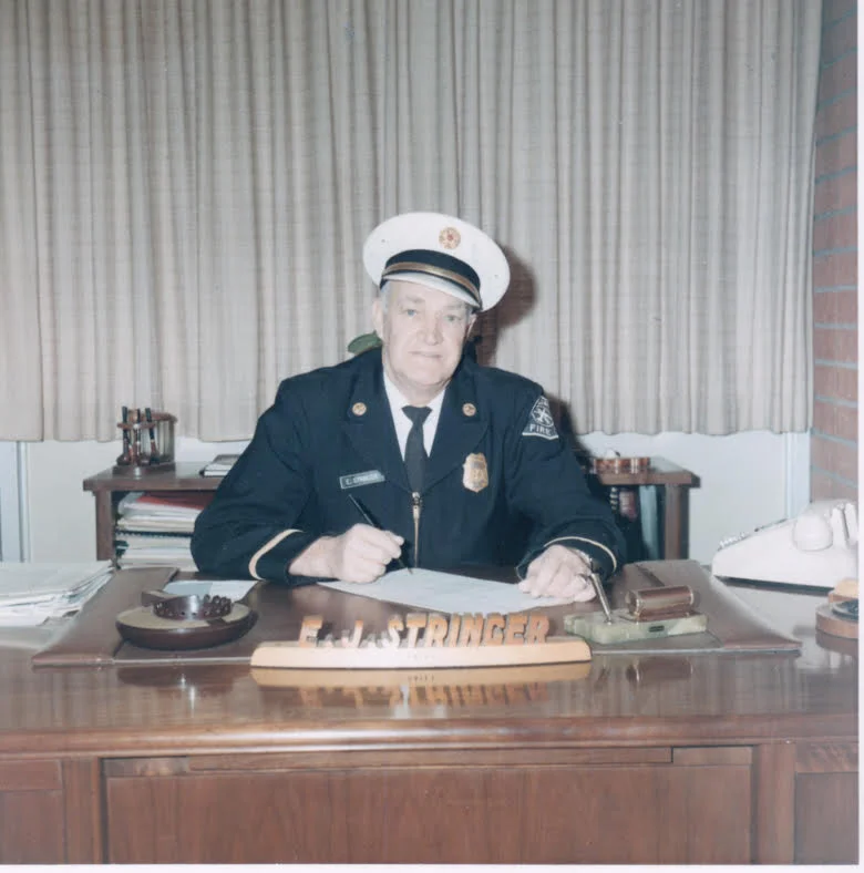 Fire Chief Ed Stringer 1971