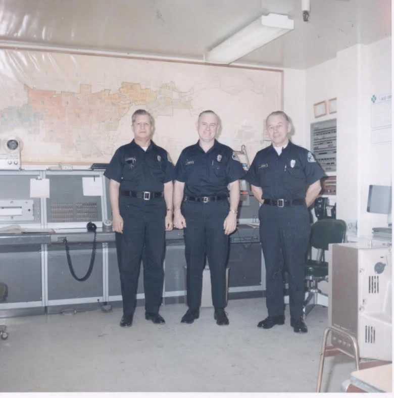 Jess Cassese, Les Crawford, Larry Scomeyers. Not pictured Dick Greenaway, Earl Smitty Smith,  Bob Rowell, Jack Campbell 