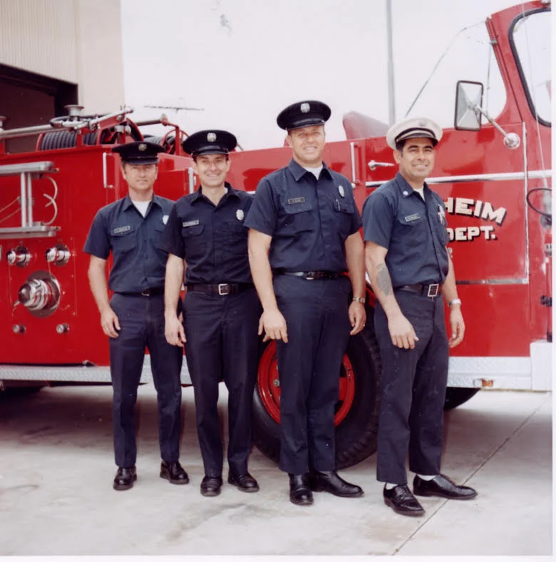 1971 Station 3 A Shift - Gary Braaten Ron Steele Tom Ellis Ray Valles