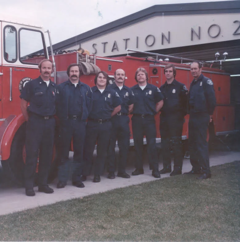 Station 2 1976 Ray Verbeck, Lew Stier, Dan Bogoshain, Bob Young, Mike Feeney, Jim Fenn, Dick Down