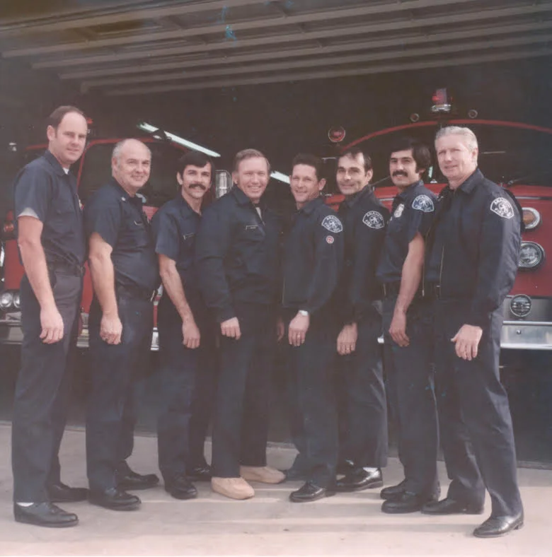 Station 5 1976  John Ibbetson, Russ Riley, Nelson  Rodriquez, Art Bartlett, Larry Nolan, Tony Pilon, Jerry Madrid, Howard Kelly