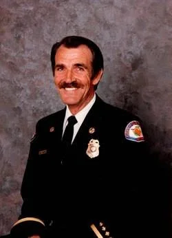 Anaheim Division Chief Martel Thompson 1963 - 1984 / City of Orange Fire Chief - passed away  Dec. 1, 2021