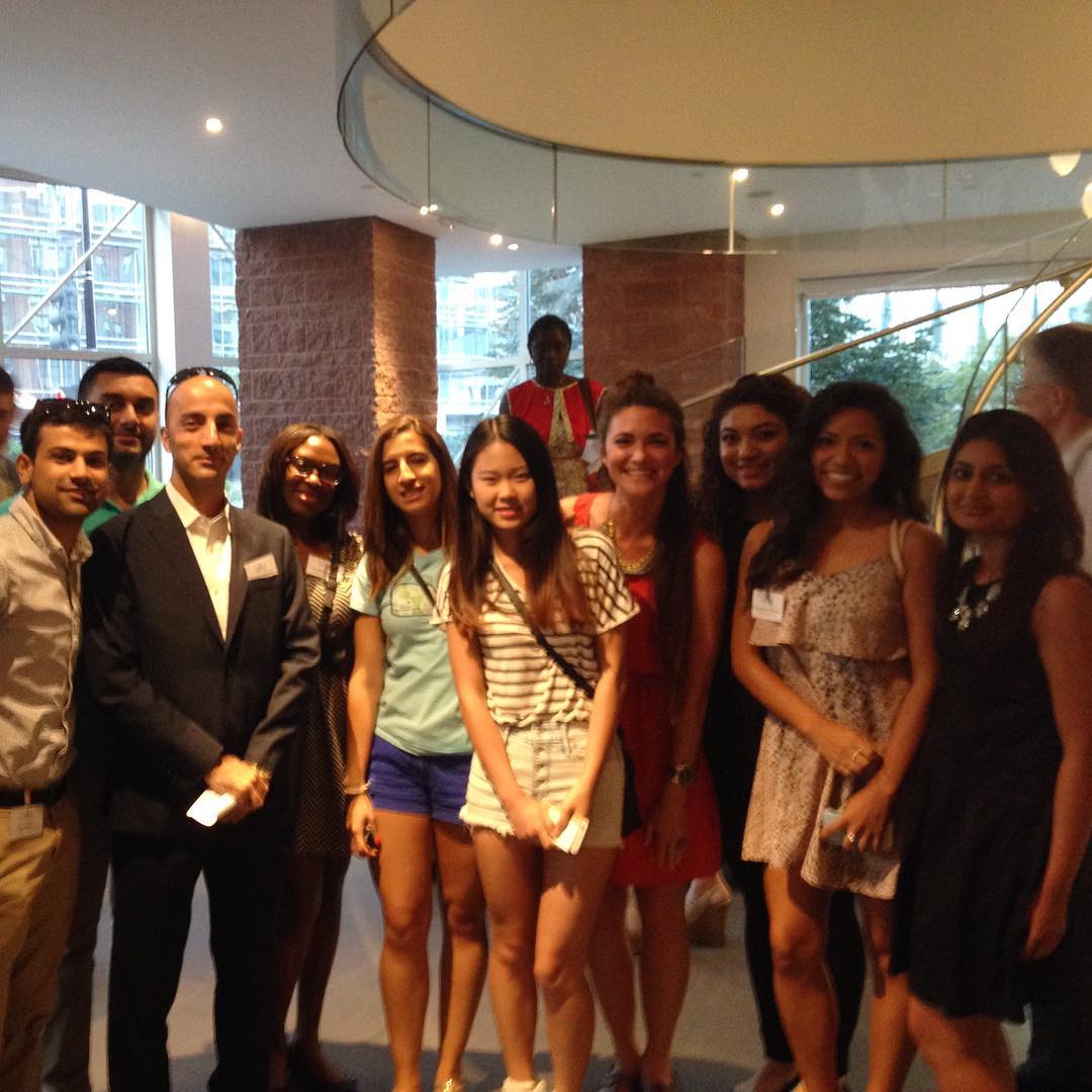 Some of my students and I at a CATO Institute lecture in Washington, DC