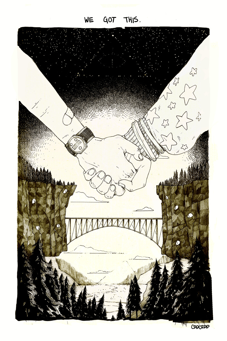 2015. Ink and graphite on paper.