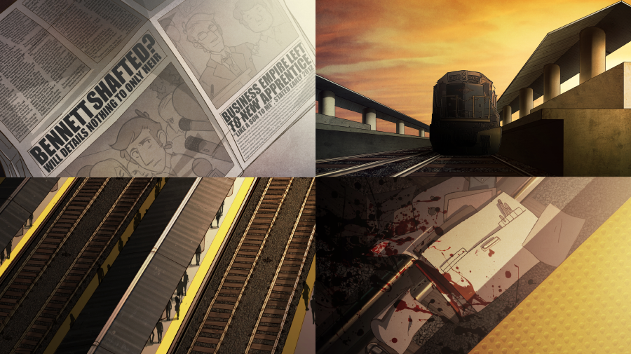 2013. Background and color, "Arrival".