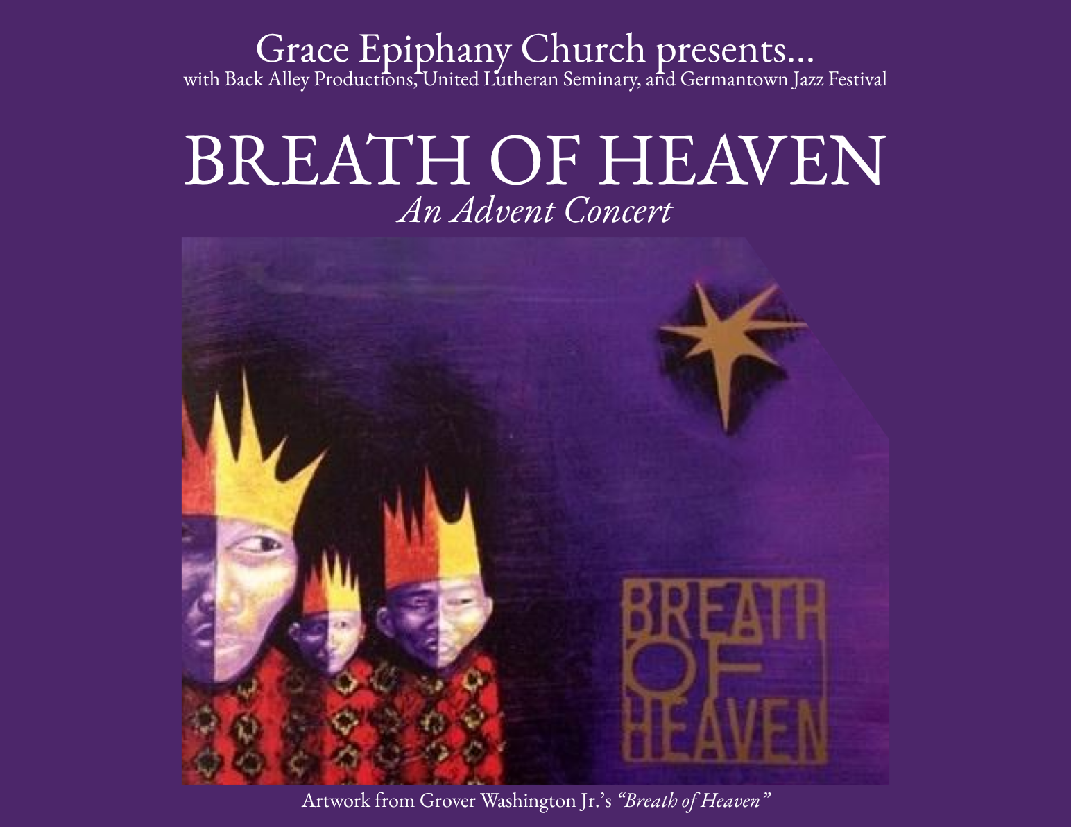 Grace Epiphany Presents... Breath of Heaven - An Advent Concert