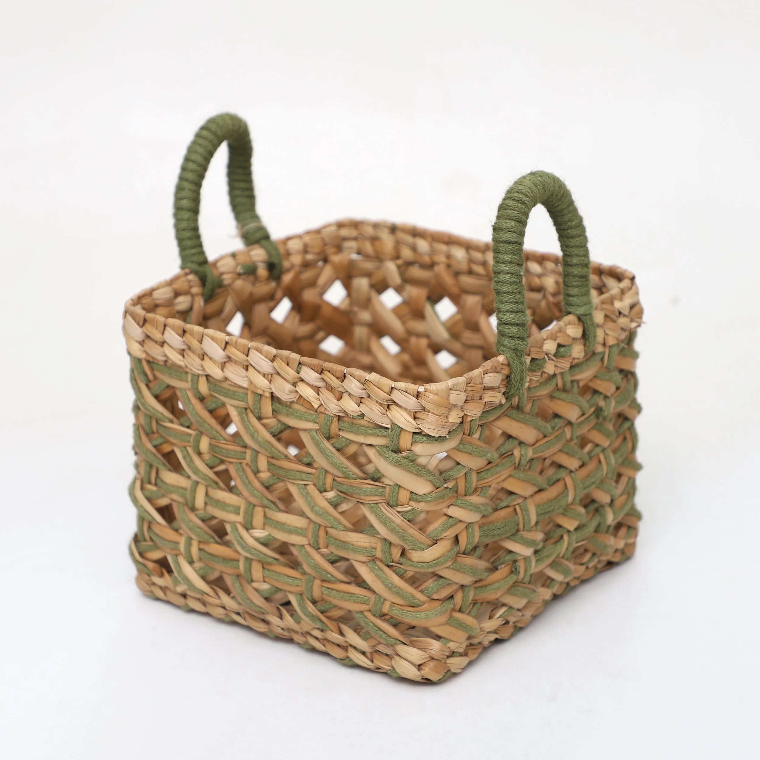 Seagrass Jute Basket Square BHP 7131 (1).JPG