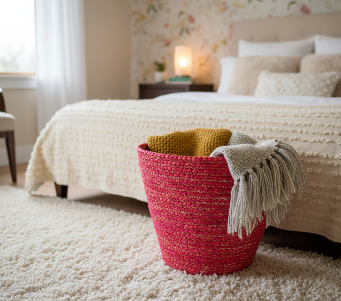 Pink Woven Storage Seagrass Basket (1).png
