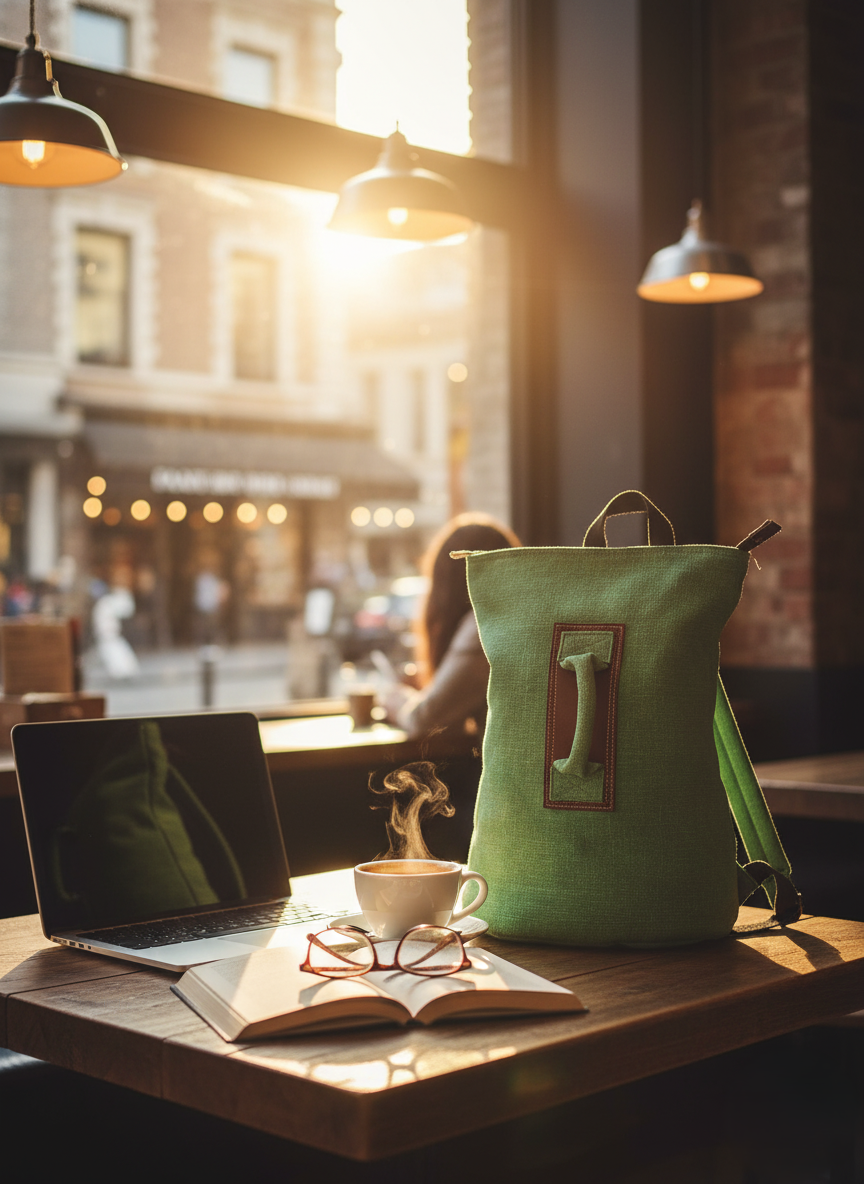 Jute Hipster Backpack Green (3).png