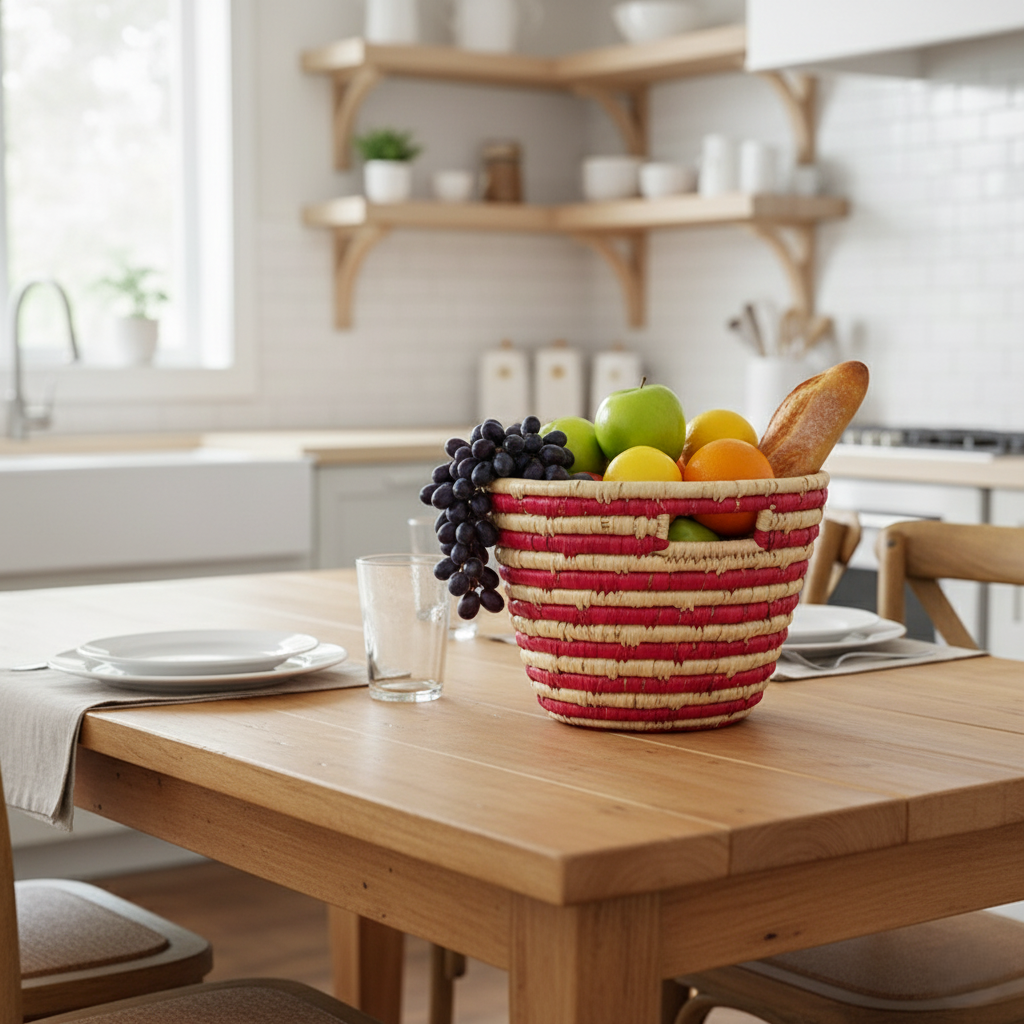 Red Striped Woven Storage Basket (3).png