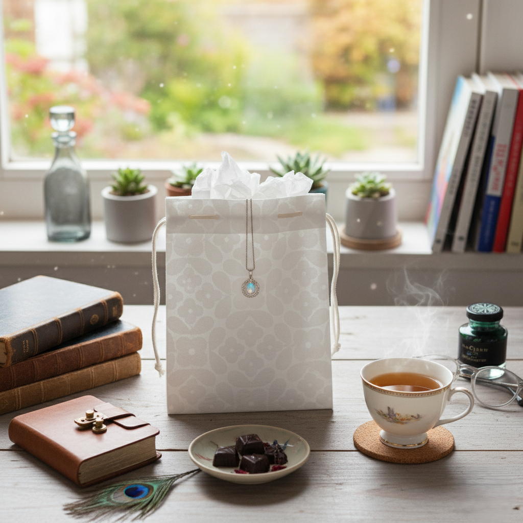 Silk Drawstring Gift Pouch Set of 2