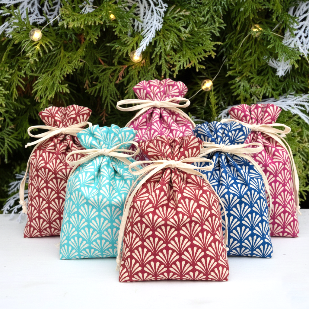 Cotton Drawstring Gift Pouch – Simple, Sustainable, and Stylish