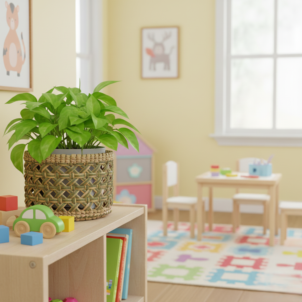 Seagrass Jute Basket Cylinder Basket BHP 7132.png