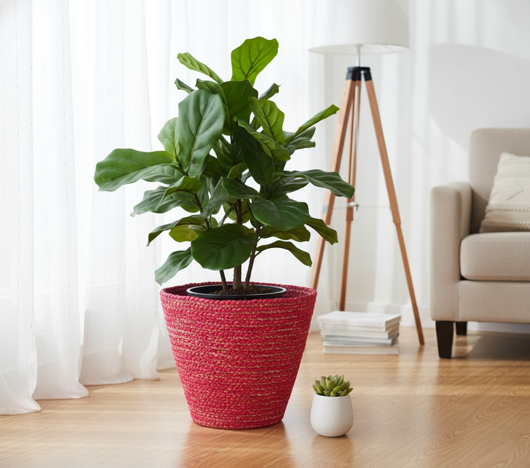 Pink Woven Storage Seagrass Basket (2).png