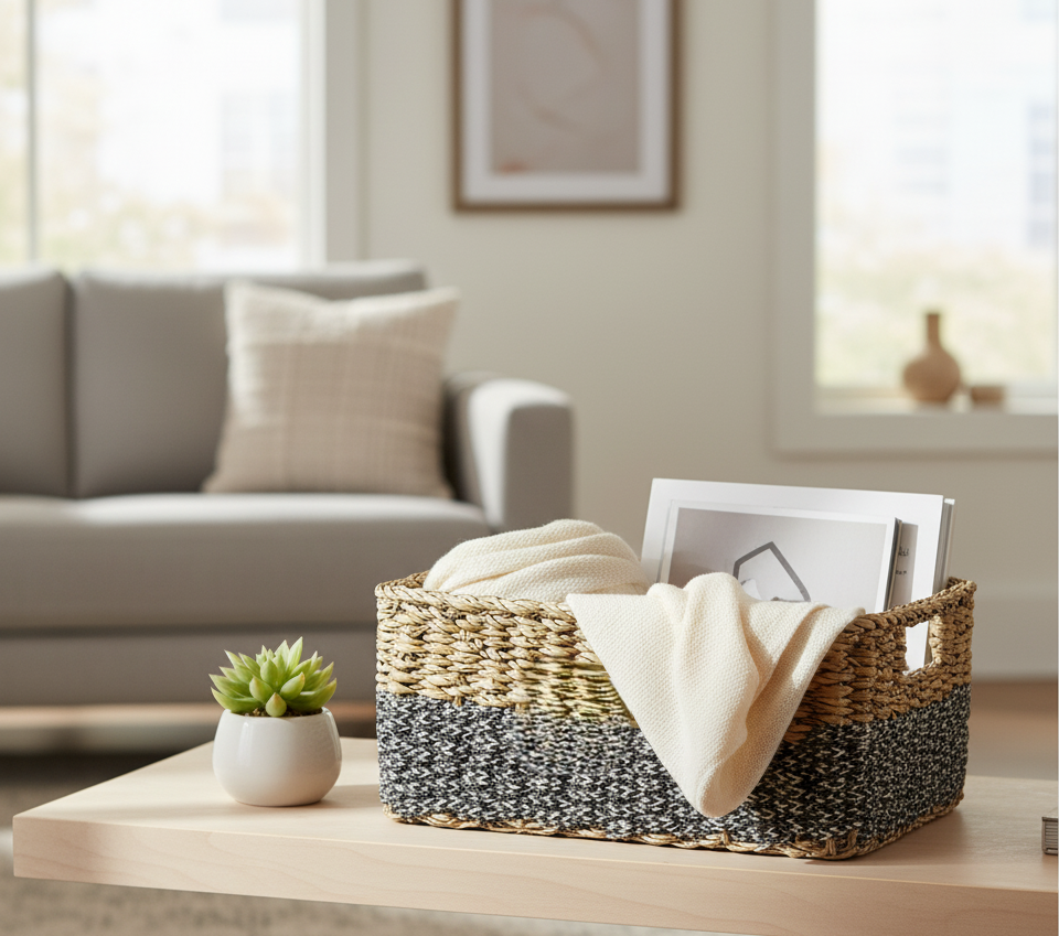 Seagrass Jute Rectangular Basket Ash (3).png
