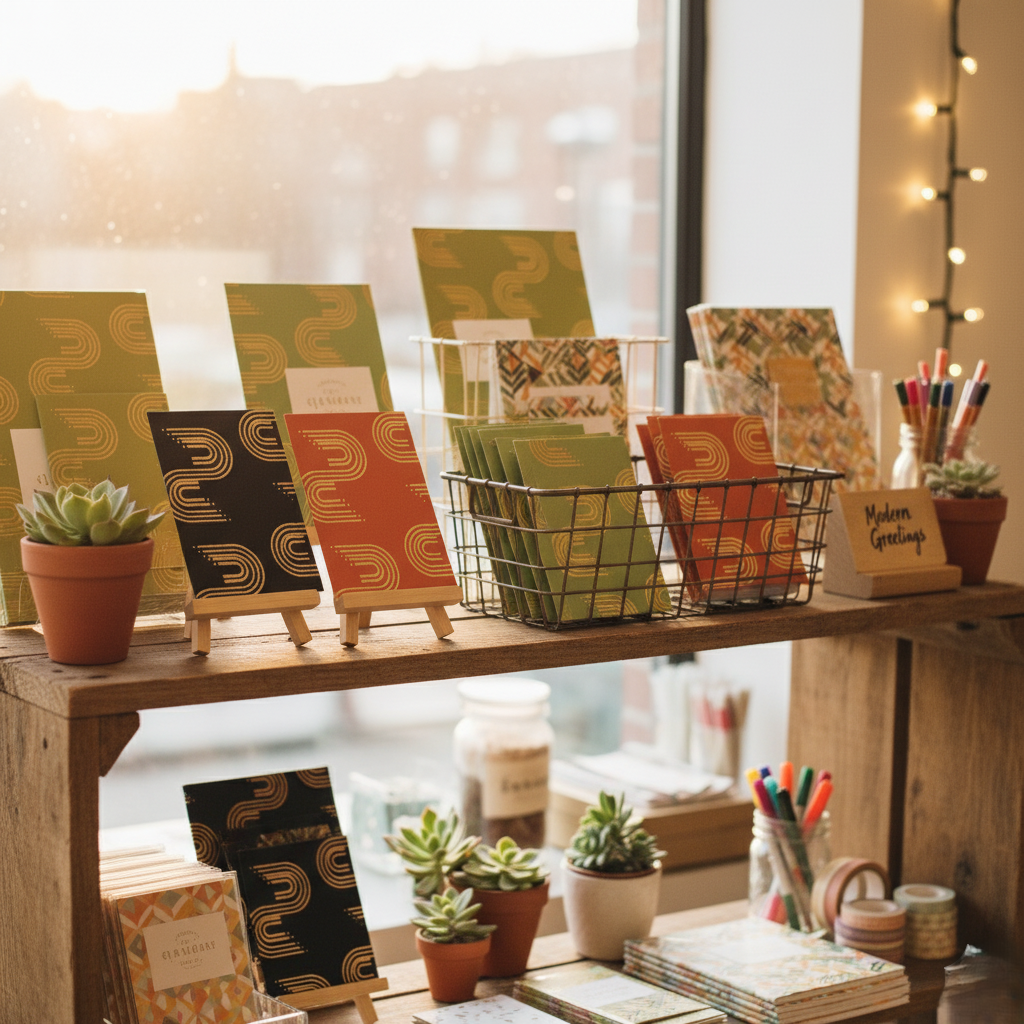 Handmade Paper Greeting Card – Crafted with Care, Sent with Love