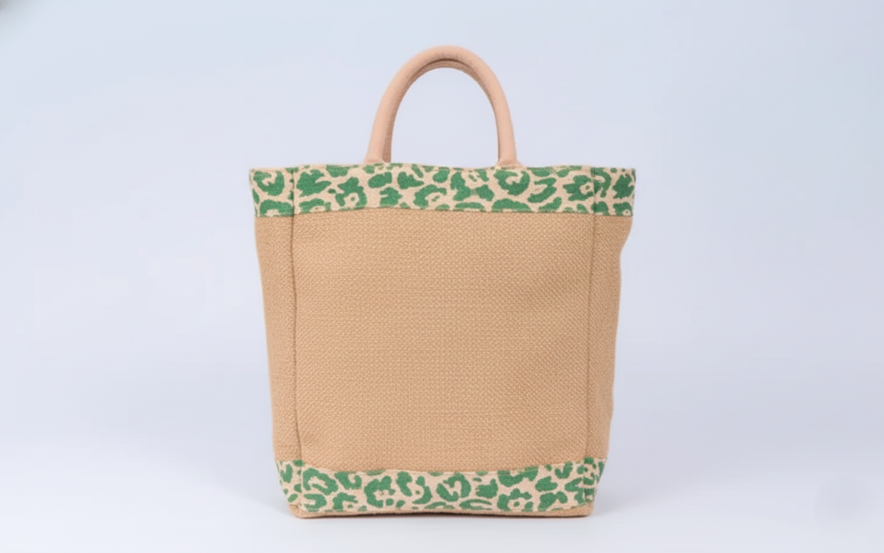 Jute Shopping Bag Green (4).png