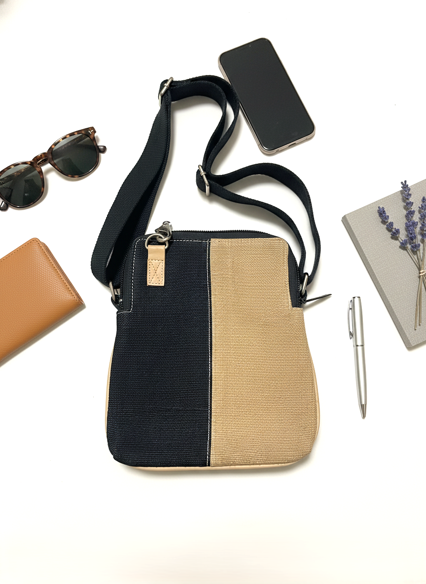 Jute Satchel Beige & Black (2).png