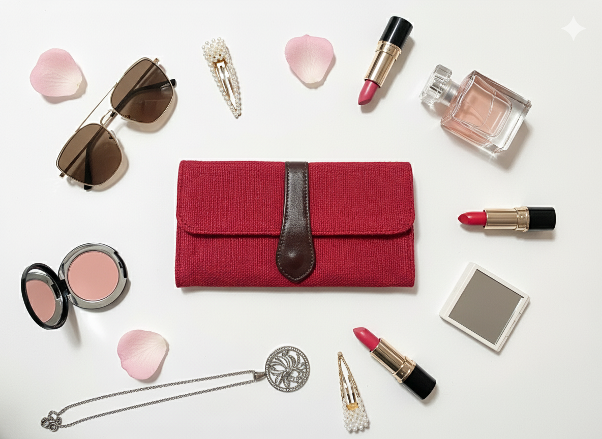 Jute Women’s Purse – Naturally Chic, Elegantly Secure
