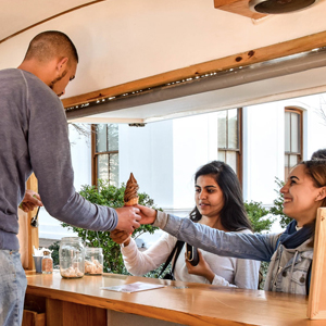 FORMER PRISONER MICROBUSINESS - SUPPLIES Suggested Gift: $100 $100 provides funding to invest in the microbusiness of a newly released student who has gone through a prison entrepreneurship in South Africa .