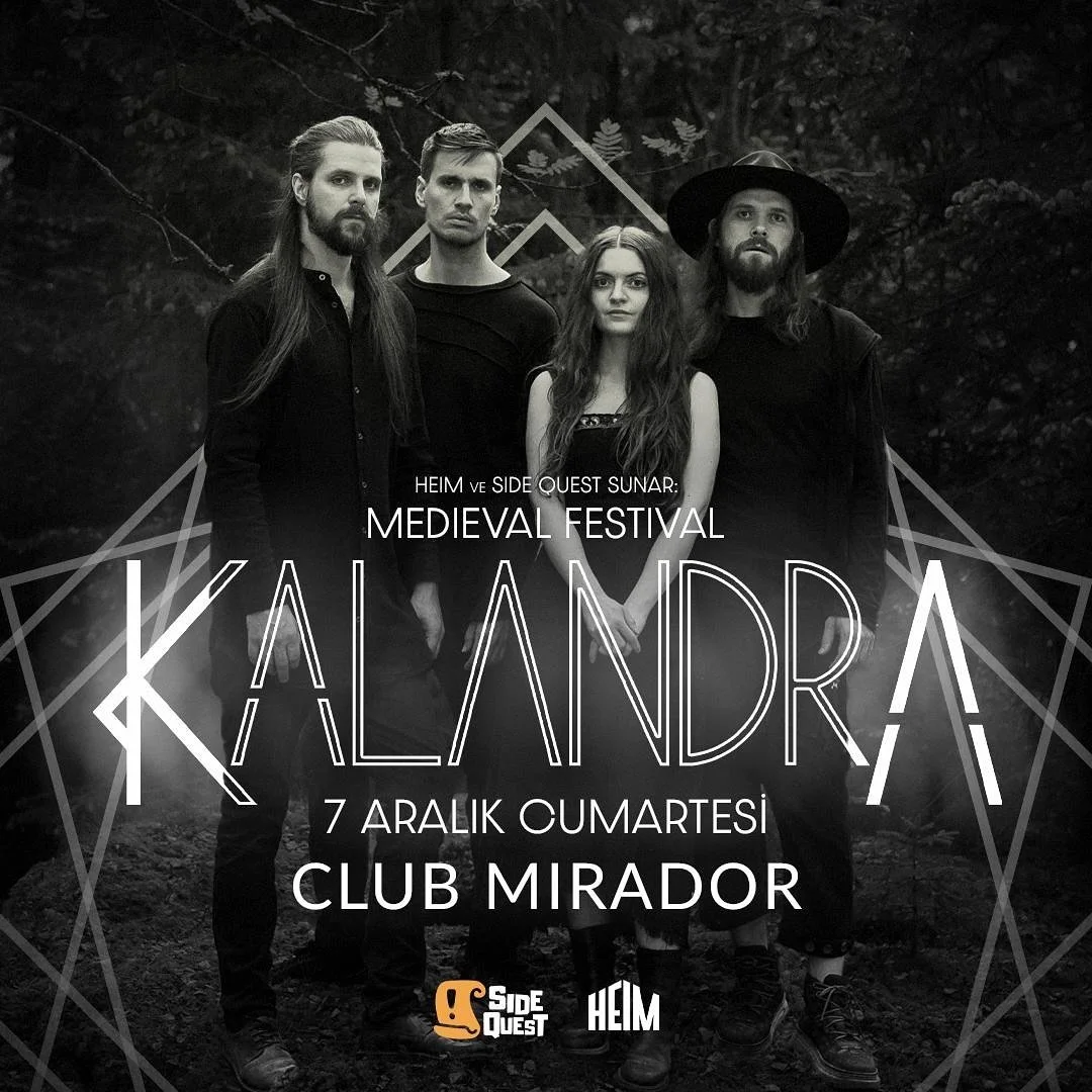 2 concerts in Turkey?! 🧡🧡

It took a while for us to get back into the groove after the tour, but the concert tickets have been updated on our website now 🎫
www.kalandra.no/shows 

📍07/12 - TR Ankara, Club Mirador
📍07/02 - TR Istanbul,  If Perfo