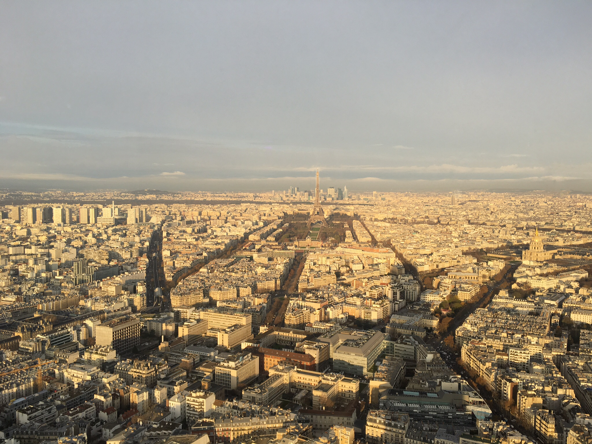 View from Tour Montparnasse, where the SNCF Tourist Experience Challenge was hosted