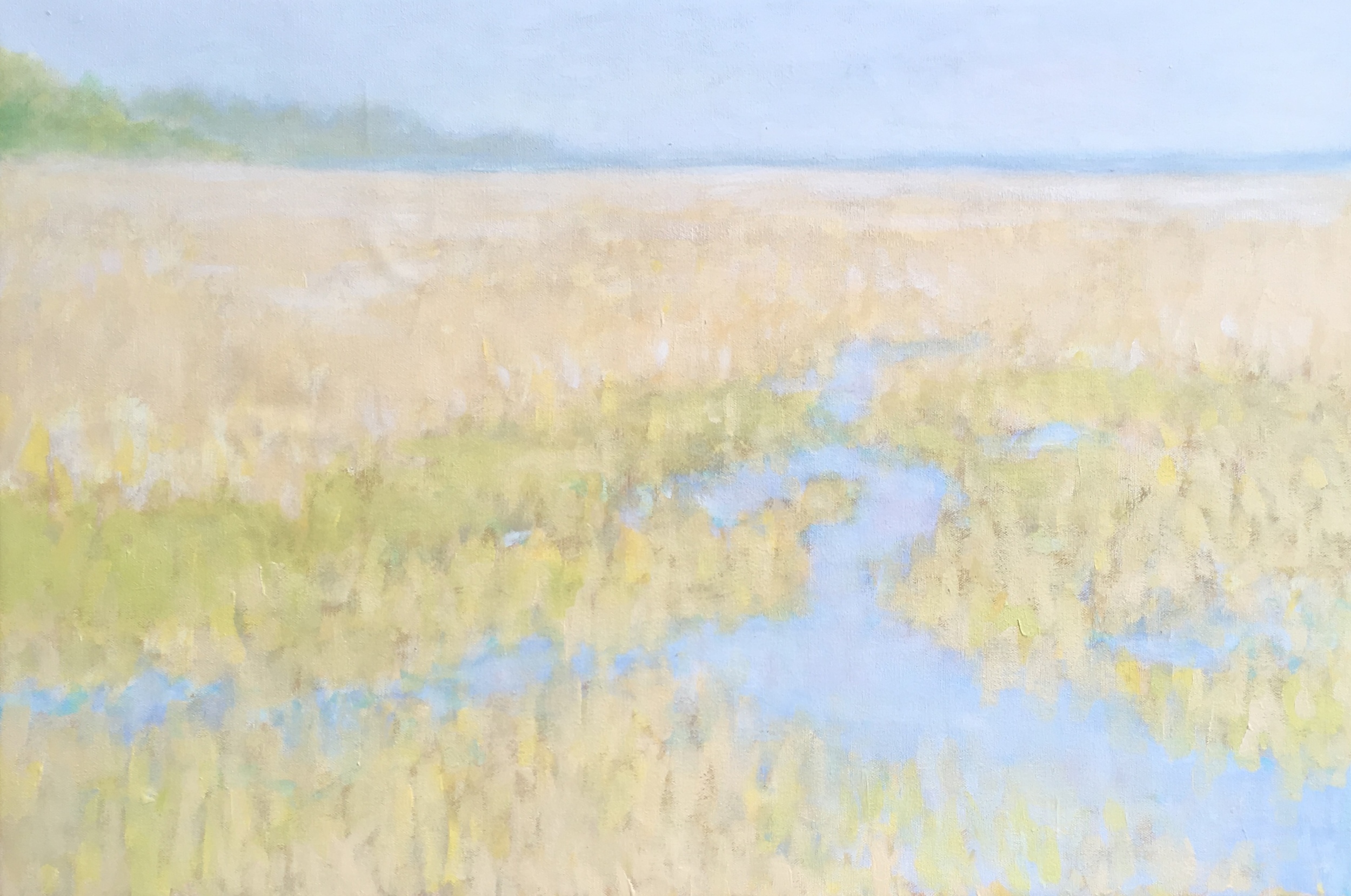 Estuary - Soft Morning Light 20 x 30 inches oil on canvas