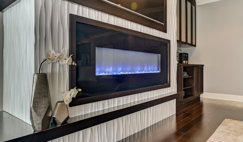 Wall-mount Electric Fireplace