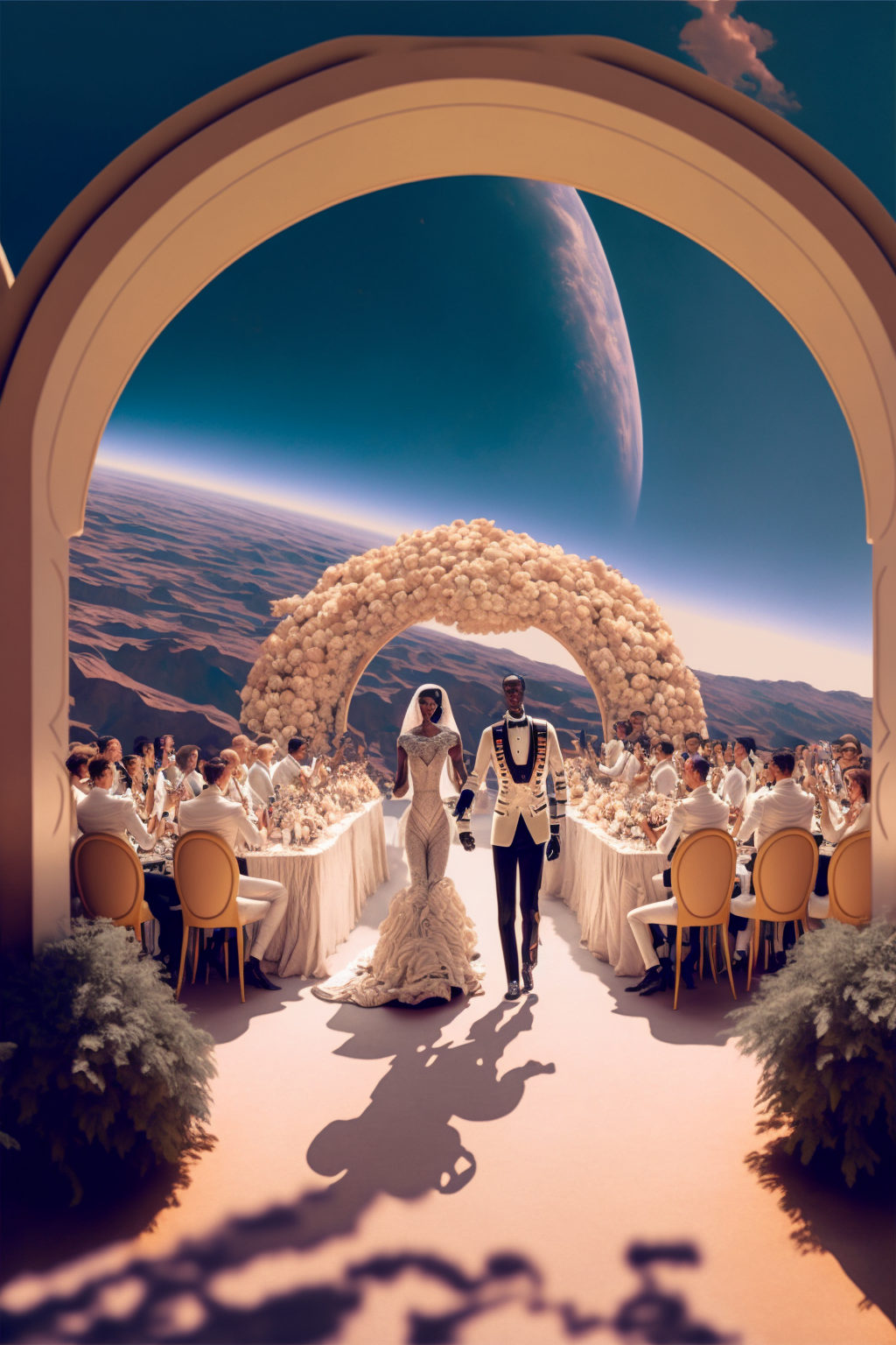 first wedding on Mars - luxury wedding filmmaker 
