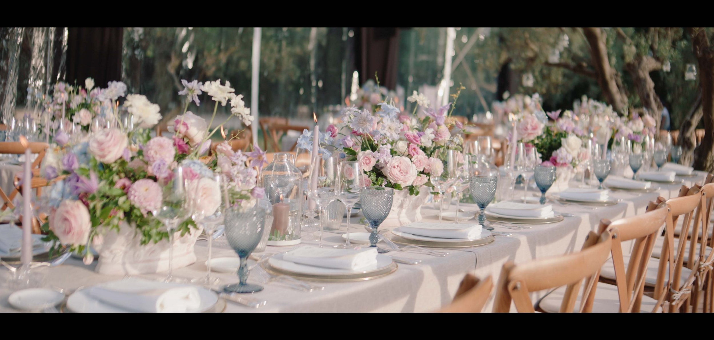 luxury wedding chateau d'estoublon, wedding filmmaker, videography , lavender and rose wedding planner, wedding floral decor