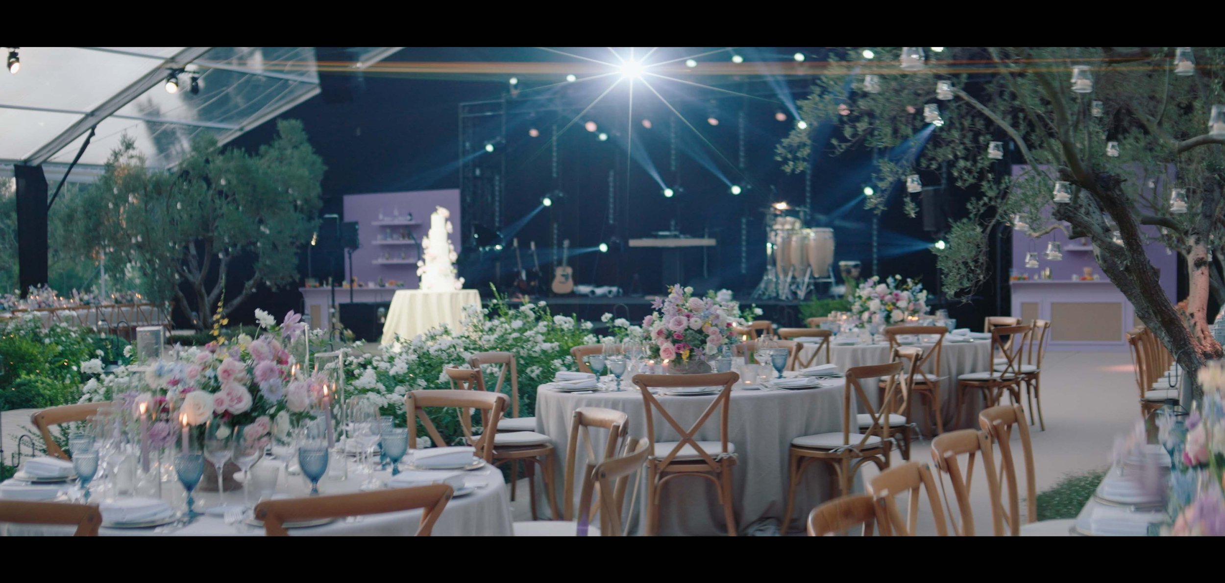 luxury wedding chateau d'estoublon, wedding filmmaker, videography , lavender and rose wedding planner, wedding floral decor