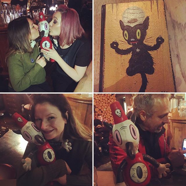 Had fun catching up with #garybaseman and Toby last night in London :) #artist