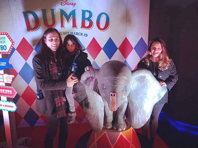 Great to see #Dumbo this morning! Well worth seeing when it comes out 🐘