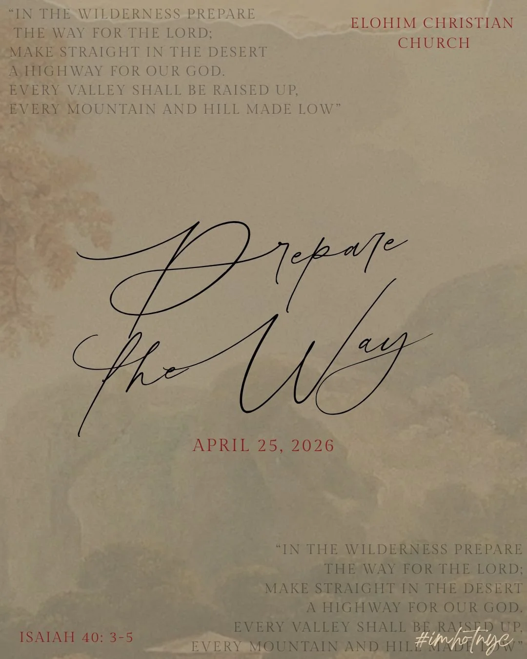 Prepare the Way Conference