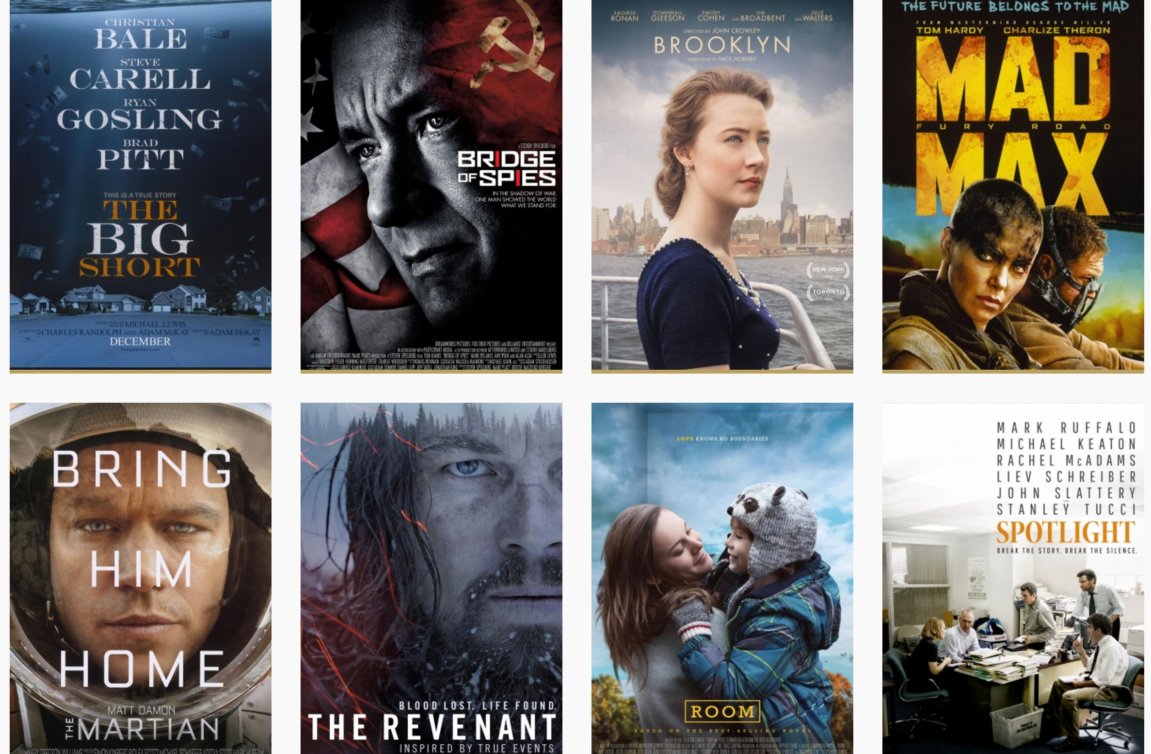 I watched all the Oscar Movies so you don't have to.