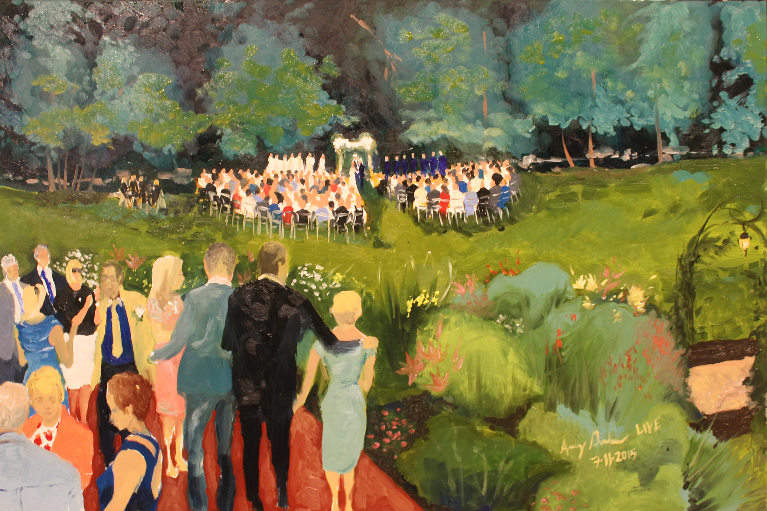 Live Painting at Moonstone Manor, Elizabethtown, PA