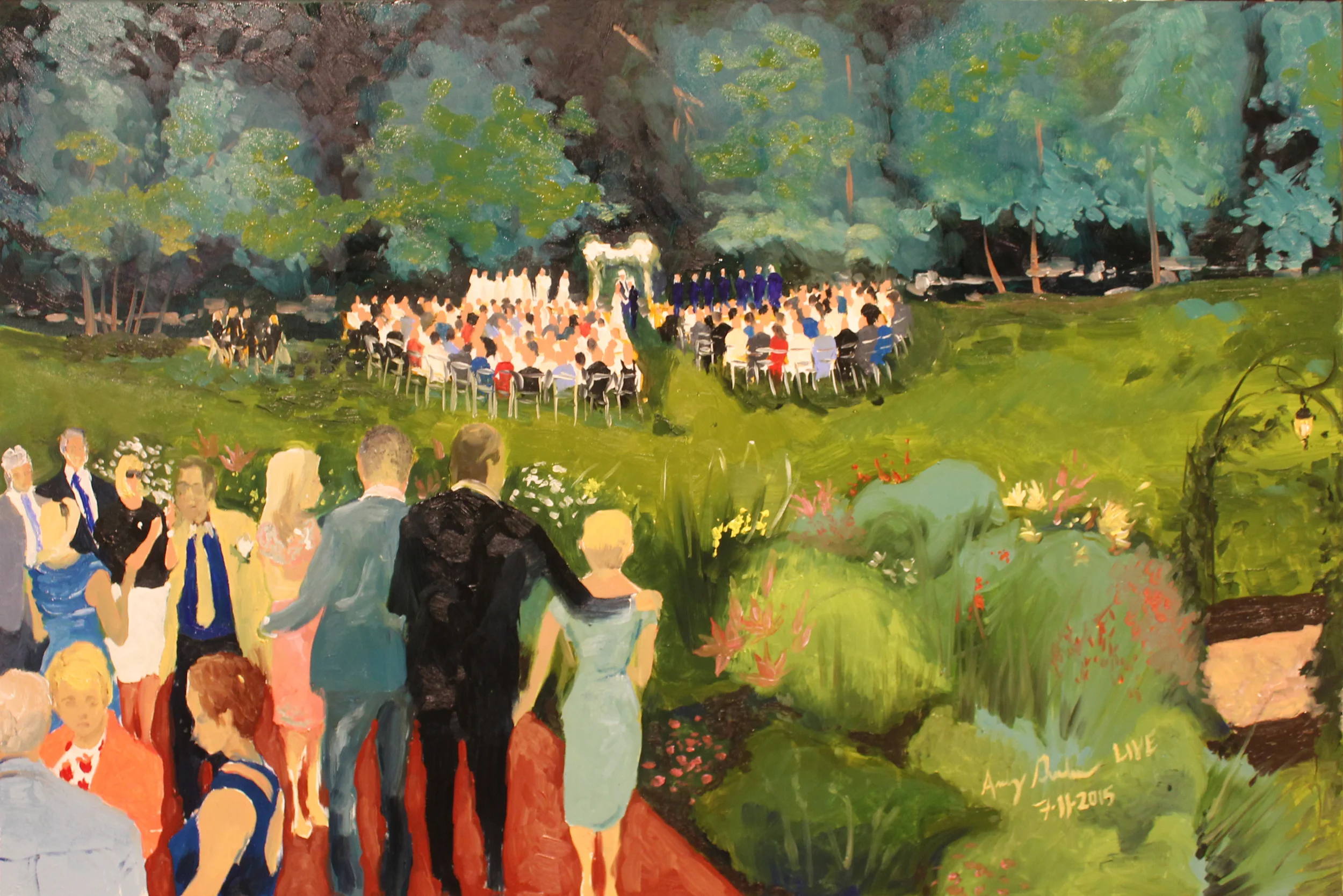Live Painting at Moonstone Manor, Elizabethtown, PA