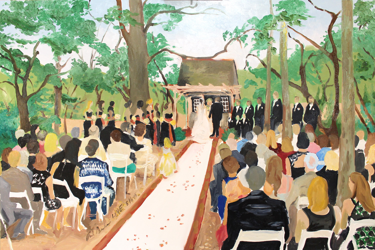 Painting in a Delaware Vineyard
