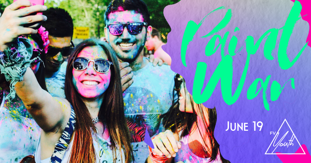 Come dressed in white! Bring a change of clothes and towel and get ready to have some messy fun!