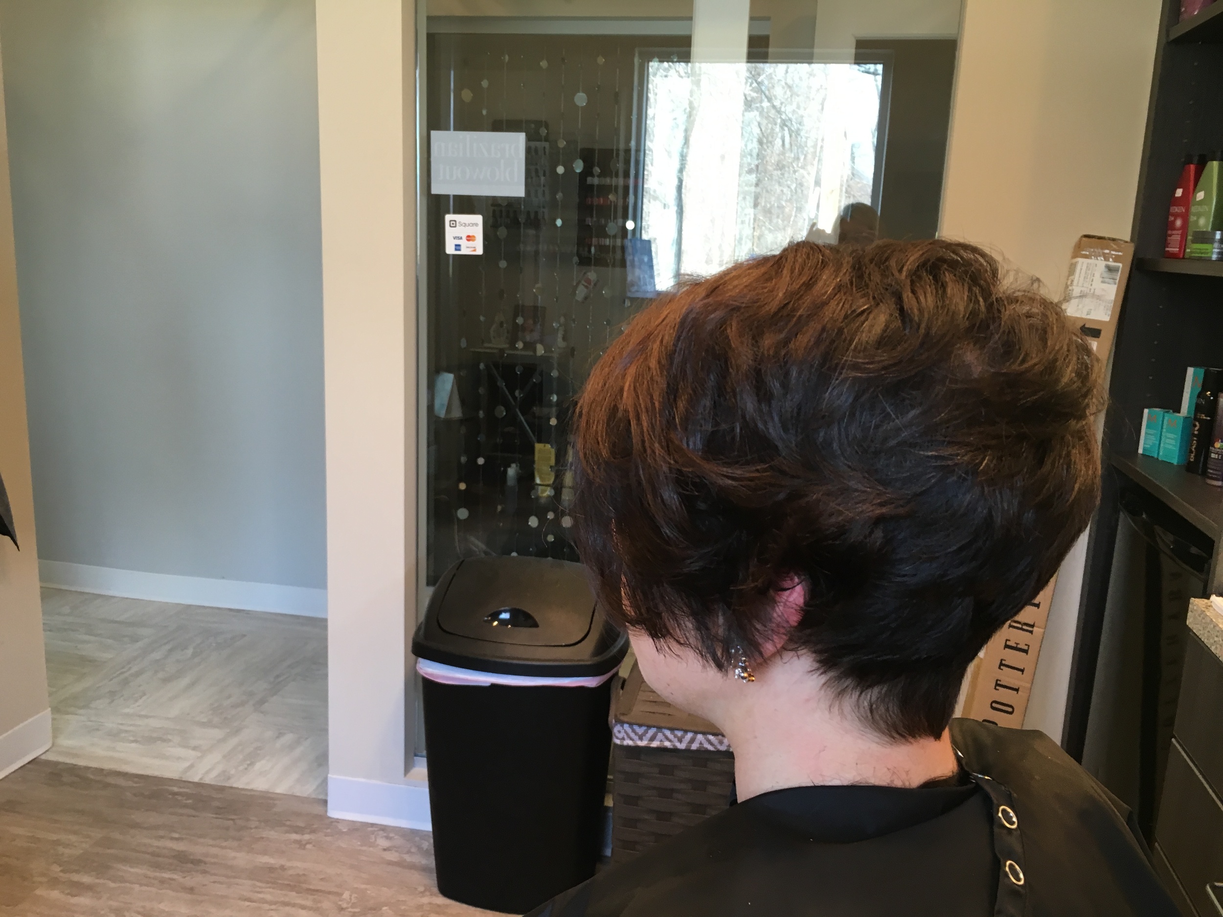 Woman's Short Haircut
