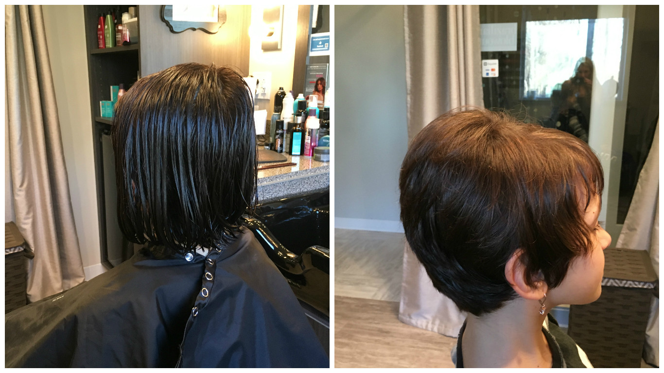 Stylish Little Girl's Haircut