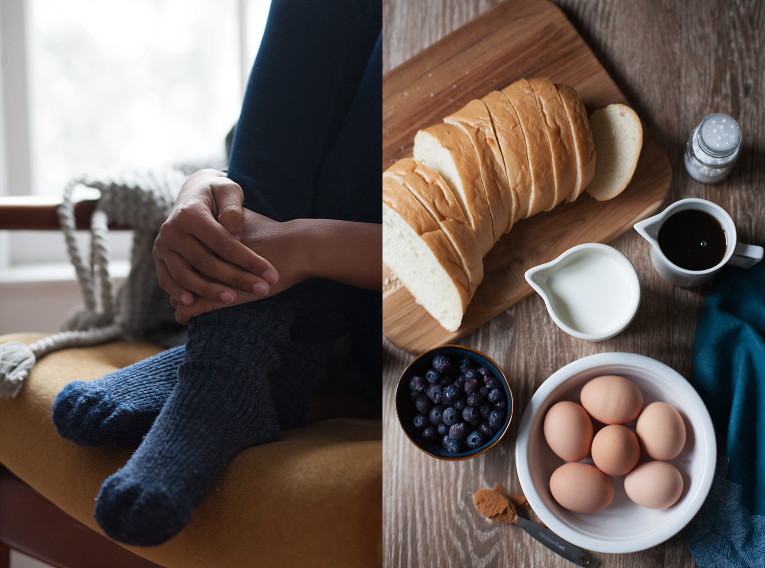 Winter in Michigan, French toast by food photographer Dena Robles