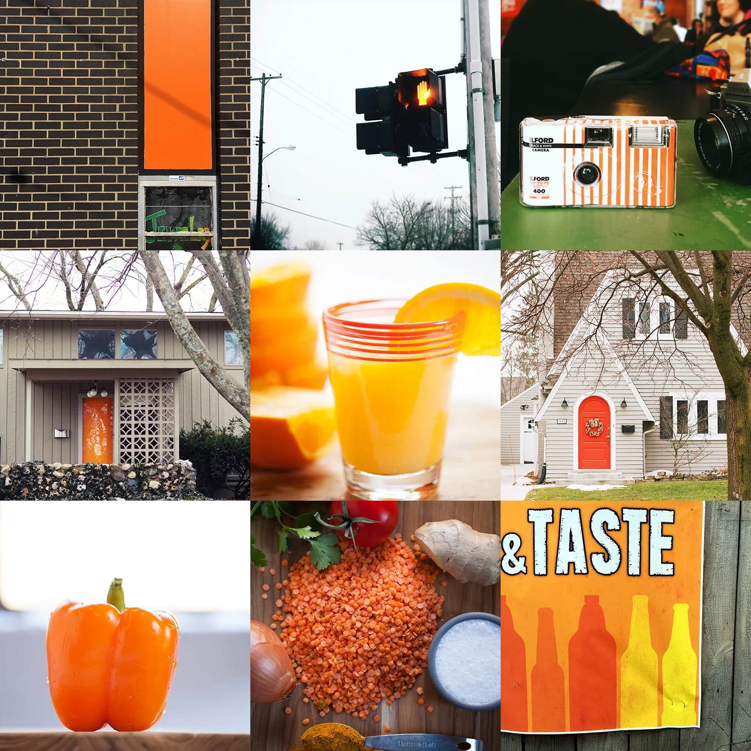 Color Colour Lovers challenge, photographing ORANGE by Dena Robles in rand Rapids Michigan