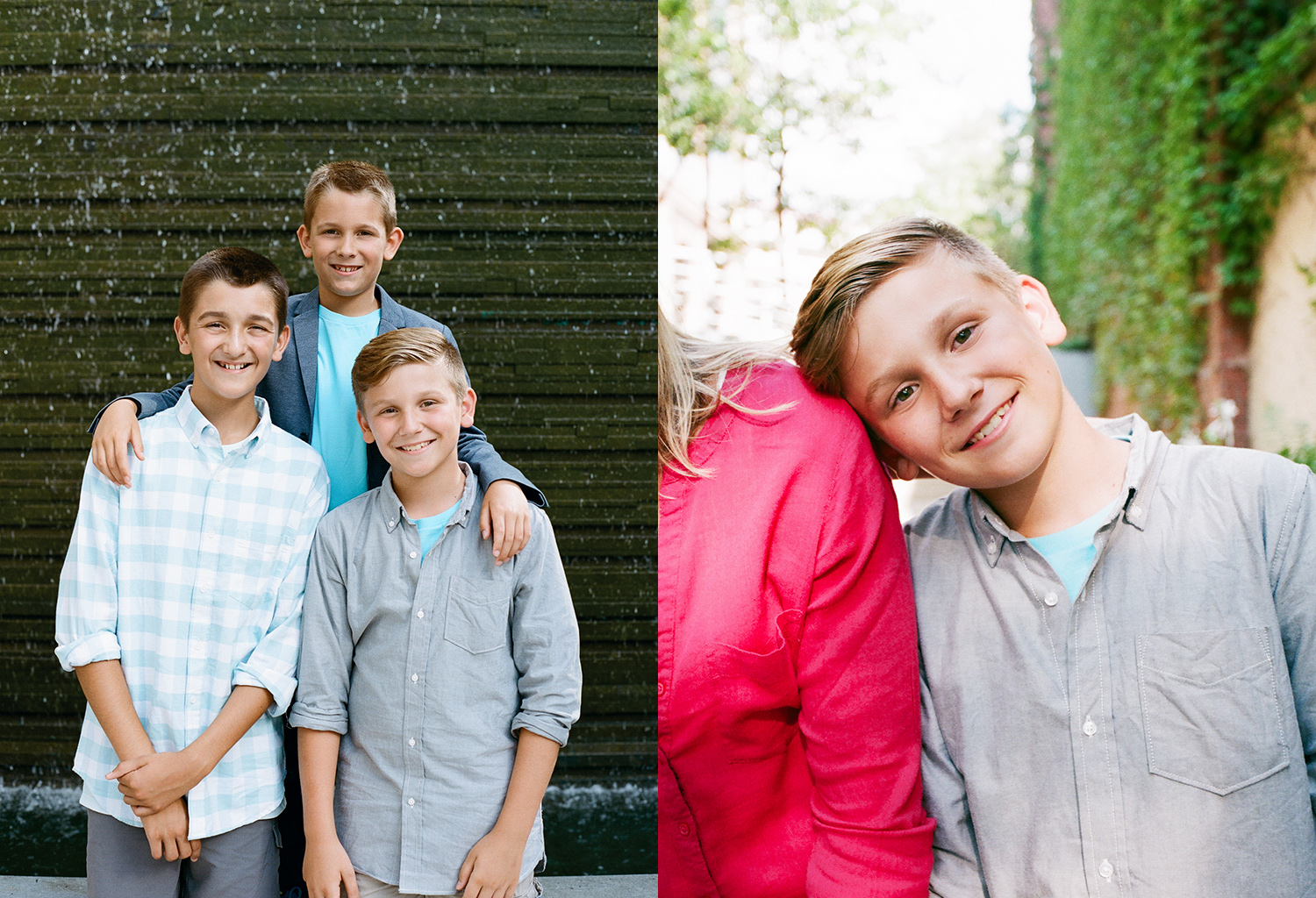 Grand Rapids family photo session on film