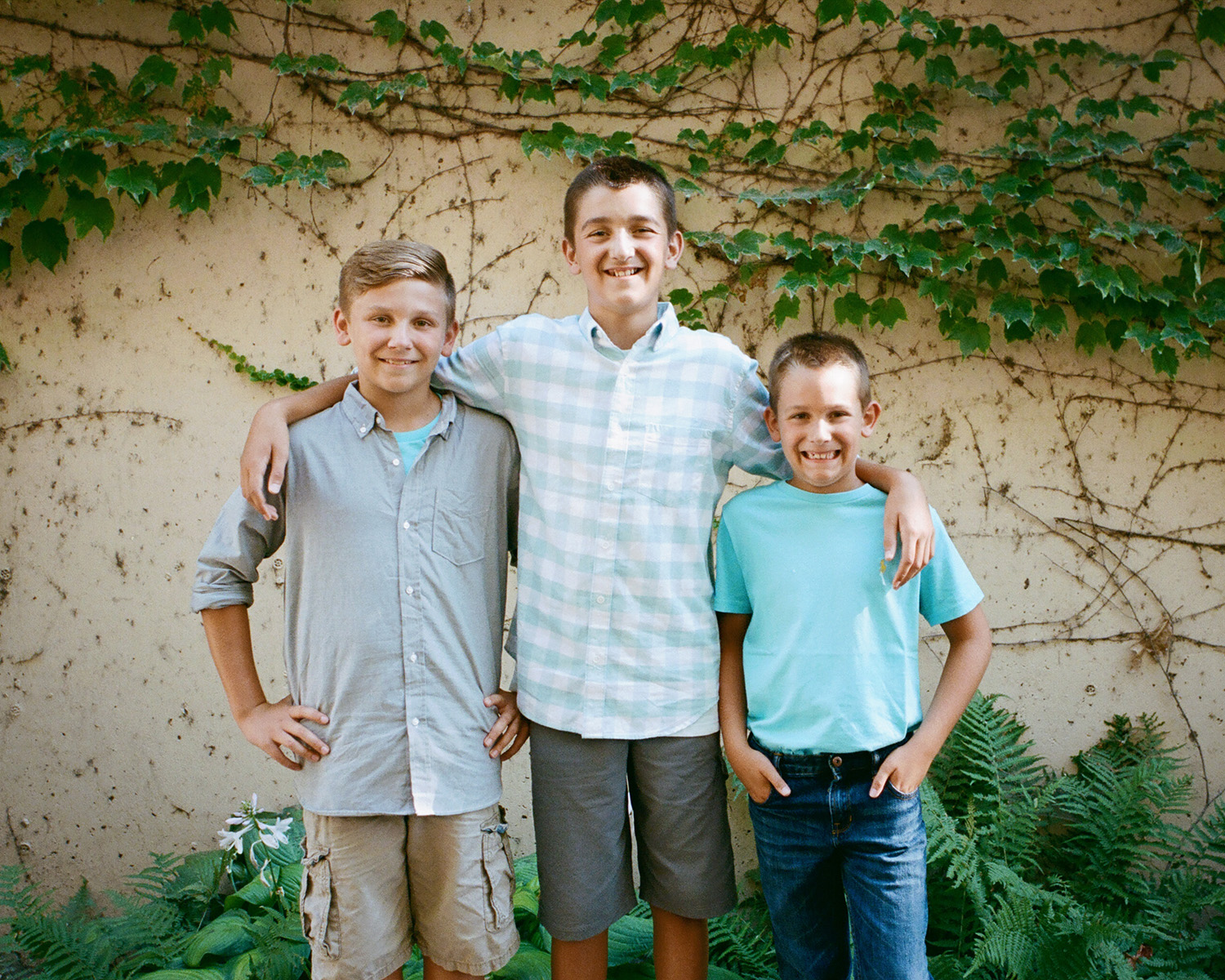Downtown photos of brothers, Grand Rapids, Michigan