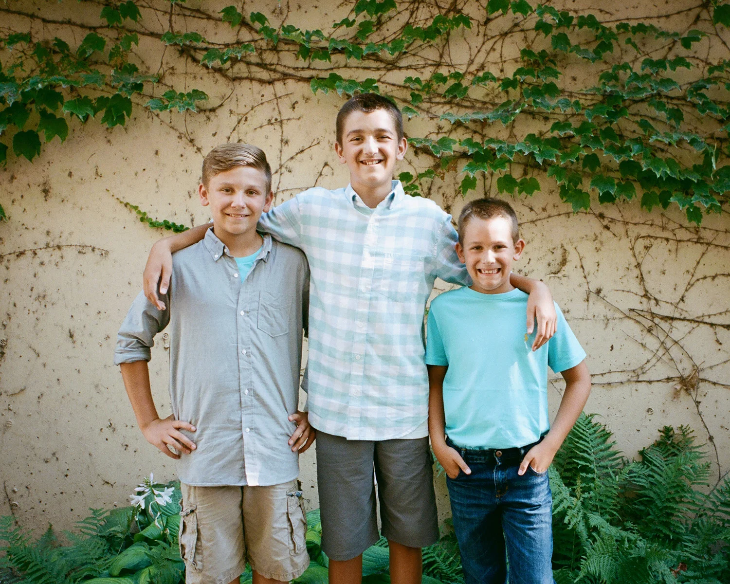 Downtown photos of brothers, Grand Rapids, Michigan