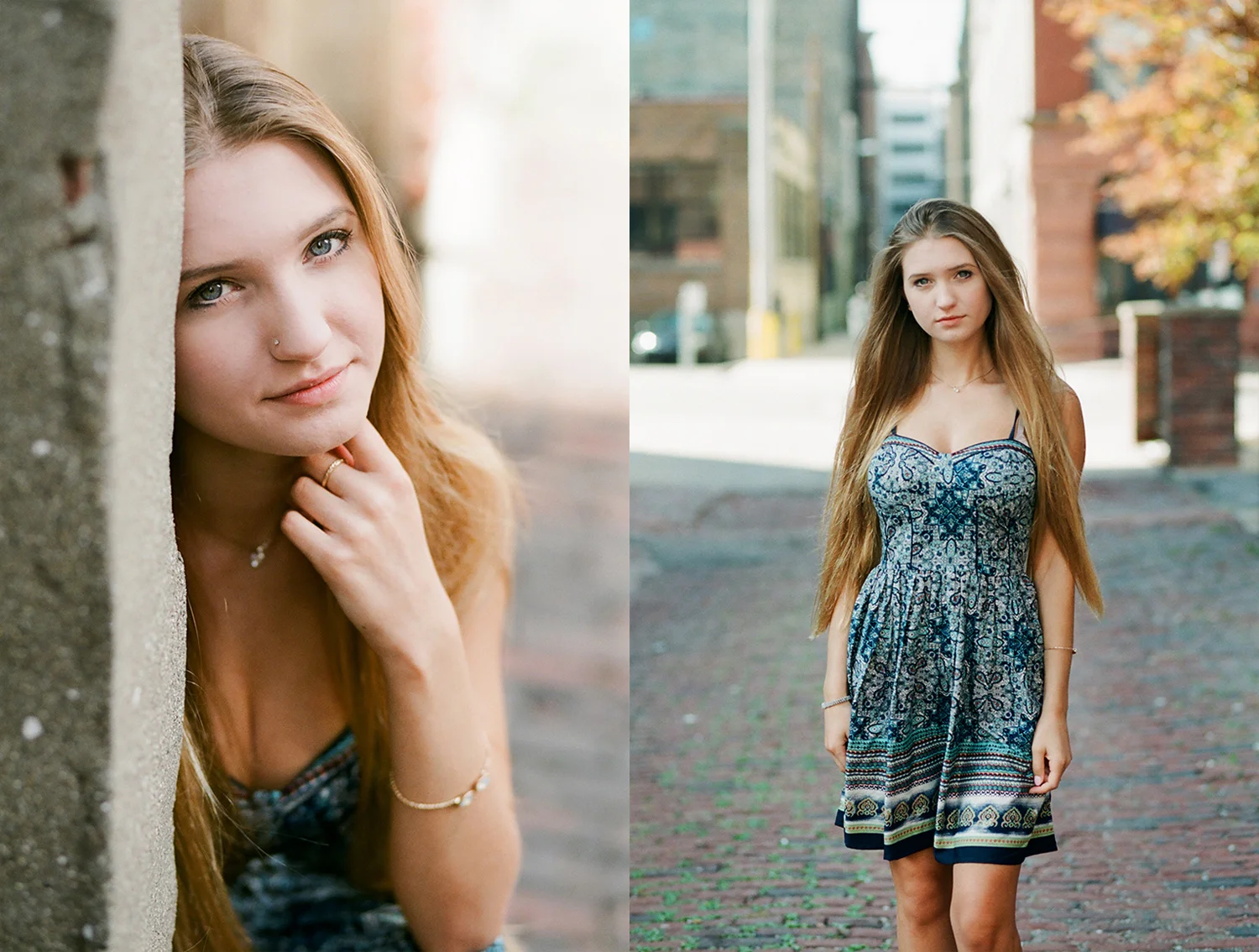 Downtown urban senior portraits, grand rapids michigan